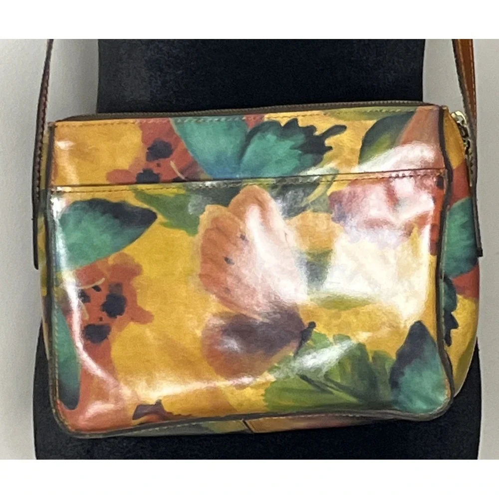 Patricia Nash Vallata crossbody bag Purse watercolor butterfly